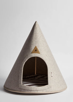 Nooee Pet Cave Lucy (M) – Cream/Brown