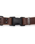 Celtic Sport Chocolate Leather Dog Collar