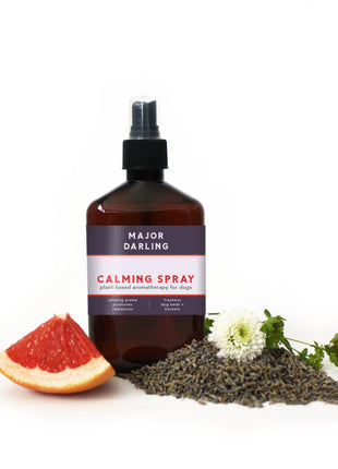 calming dog bed spray