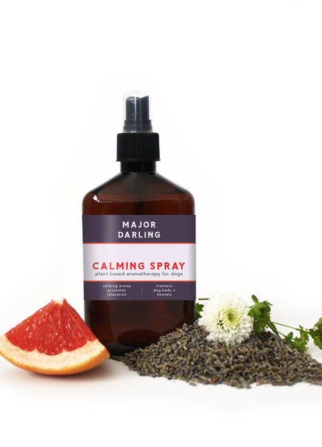 calming dog bed spray