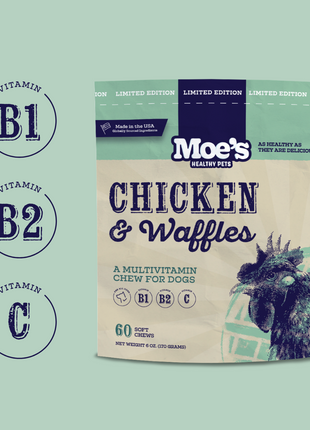 Chicken and Waffles Chews