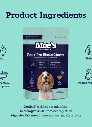Pre + Pro Biotic Chews