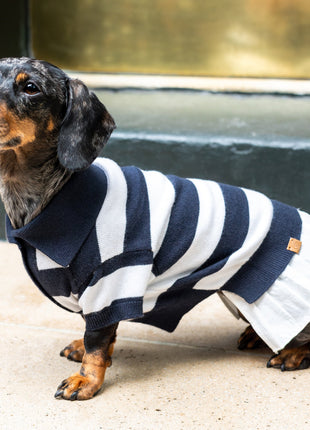 ‘Gladys’ Cashmere blend Polo Dress