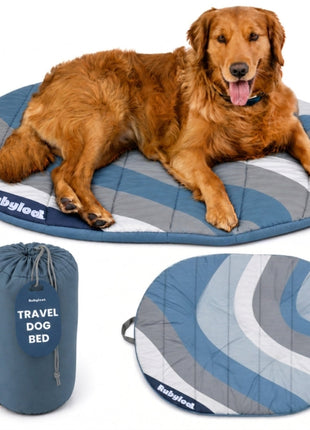 Travel Dog Bed - Foldable & Packable for Travel, Road Trip, Camping