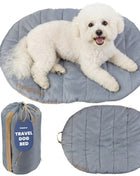 Travel Dog Bed - Foldable & Packable for Travel, Road Trip, Camping