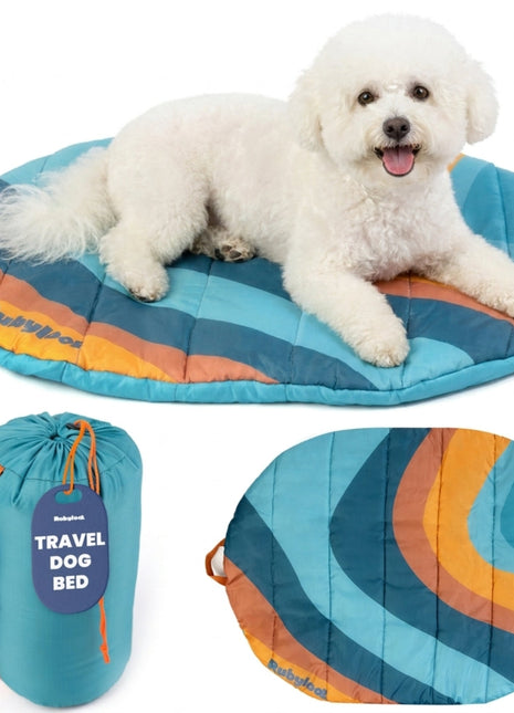 Travel Dog Bed - Foldable & Packable for Travel, Road Trip, Camping