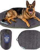 Travel Dog Bed - Foldable & Packable for Travel, Road Trip, Camping