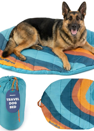 Travel Dog Bed - Foldable & Packable for Travel, Road Trip, Camping