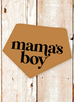 "Mama's Boy" Dog Bandana