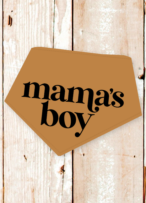 "Mama's Boy" Dog Bandana