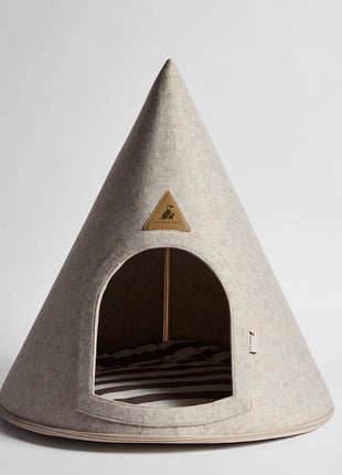 Nooee Pet Cave Molly (XL) – Cream/Brown