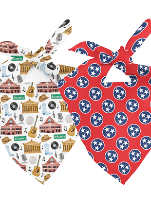 Nashville Tennessee Dog Bandana