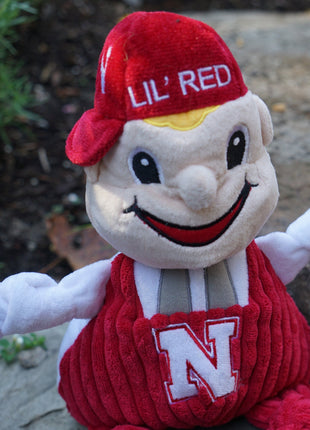 NCAA University of Nebraska, Lil Red Knottie® Plush Dog Toy