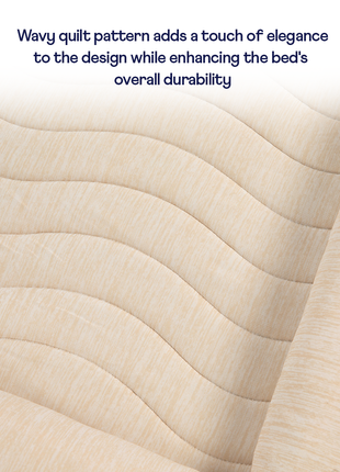 PupChill™ Cooling 4-Bolster Dog Bed - Arctic Sand