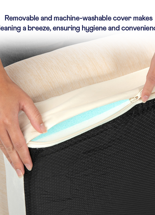 PupChill™ Cooling 4-Bolster Dog Bed - Arctic Sand