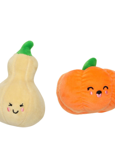 Oh My Gourd Cat Toy Set | Set of 2 Plush Toys for Pet Lovers | Giftable Cat Stocking Stuffer