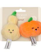 Oh My Gourd Cat Toy Set | Set of 2 Plush Toys for Pet Lovers | Giftable Cat Stocking Stuffer