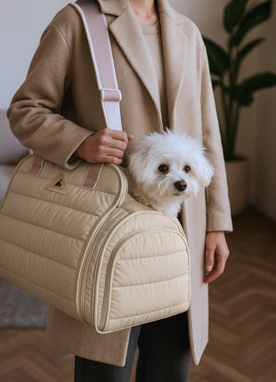 Nooee Pet Olive Carrier – Quilted Travel Bag
