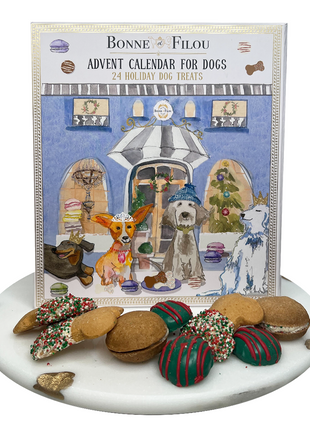 Dog Treats Advent Calendar - 24 Holiday Treats for Dogs