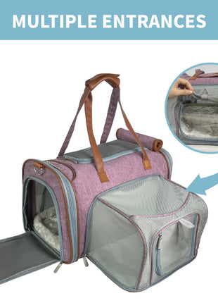 Mr. Peanut's Gold Series Mini Size Airline Compliant Expandable Pet Carrier