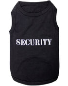 Parisian Pet 'Security®' Embroidered Dog Shirt – Comfortable Pet Apparel for Dogs & Cats, Black