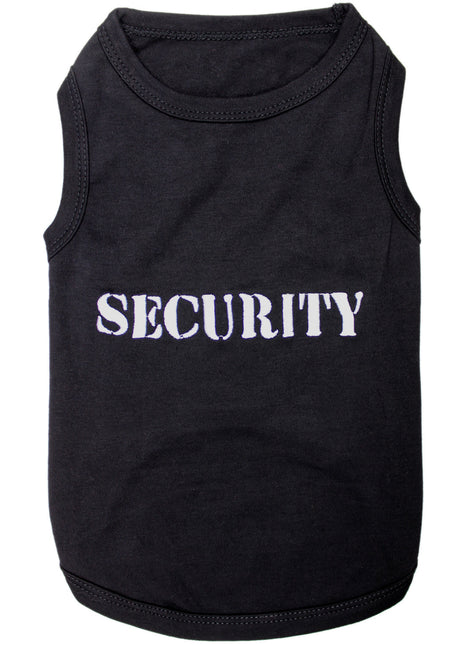 Parisian Pet 'Security®' Embroidered Dog Shirt – Comfortable Pet Apparel for Dogs & Cats, Black