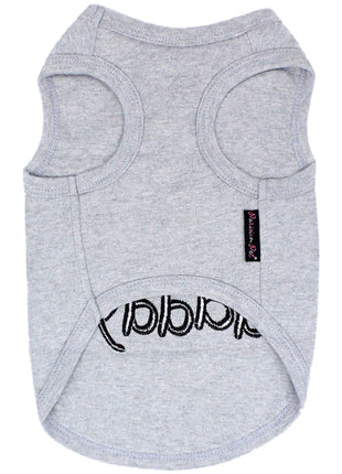 Parisian Pet 'I Love Daddy®' Lightweight Pet T-Shirt – Stylish Dog Clothing for Small Dogs & Cats, Gray