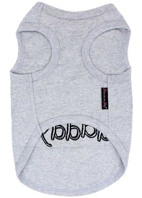 Parisian Pet 'I Love Daddy®' Lightweight Pet T-Shirt – Stylish Dog Clothing for Small Dogs & Cats, Gray