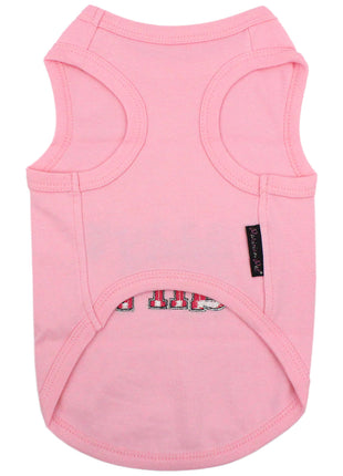 Parisian Pet 'Daddy's Girl' Pet Shirt - Dog Fashion Shirt for Dogs & Cats, Pink-Valentine's Day