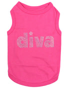Parisian Pet 'Diva' Dog Shirt - Trendy Pet T-Shirt for Dogs & Cats, Pink