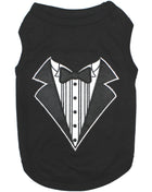 Parisian Pet 'Tuxedo' Stylish Dog Outfit – Premium Cotton Formal Wear for Special Occasions, Black