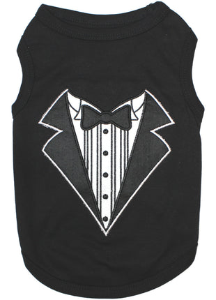 Parisian Pet 'Tuxedo' Stylish Dog Outfit – Premium Cotton Formal Wear for Special Occasions, Black