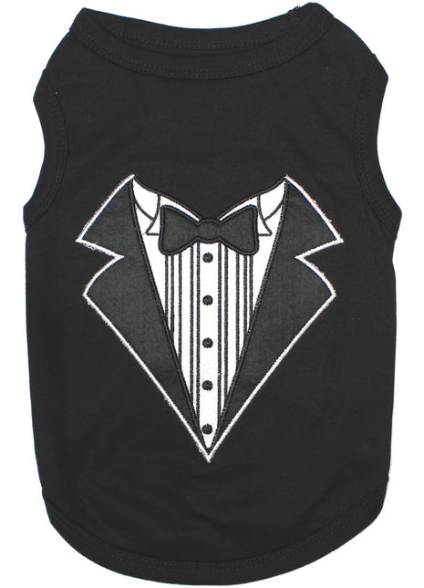 Parisian Pet 'Tuxedo' Stylish Dog Outfit – Premium Cotton Formal Wear for Special Occasions, Black