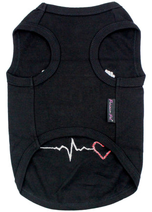 Parisian Pet 'I Work Out' Trendy Dog Apparel – Playful Slogan Dog Shirt for Dogs & Cats, Black