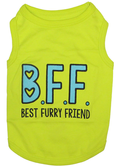 Parisian Pet 'BFF' Comfortable Embroidered Dog Shirt – Trendy Small Dog Casual Shirt for Dogs & Cats-Valentine's Day