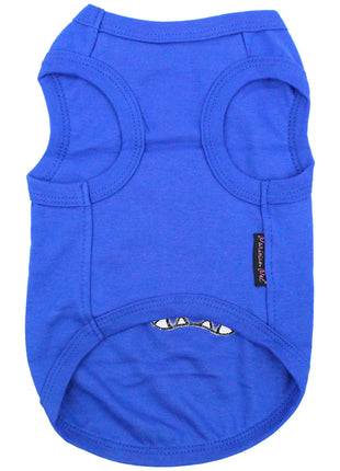 Parisian Pet 'Little Monster' Embroidered Dog & Cat Shirt - Funny Pet Apparel, Blue