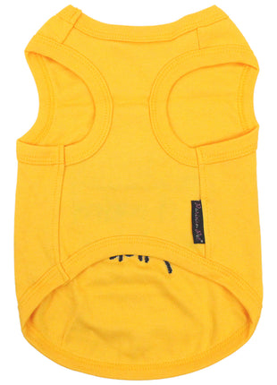 Parisian Pet 'Licker' Novelty Dog Apparel – Fun Embroidered Pet Wear for Dogs & Cats, Yellow