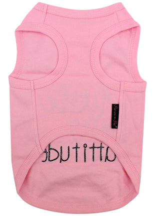 Parisian Pet 'Little Miss Attitude' Pet Shirt - Cute Dog & Cat Shirt, Pink