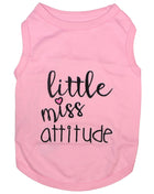 Parisian Pet 'Little Miss Attitude' Pet Shirt - Cute Dog & Cat Shirt, Pink