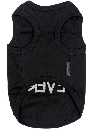 Parisian Pet 'Best Dog Ever' Cute Slogan Dog T-Shirt – Premium Cotton Pet Wear for Small Dogs & Cats, Black-Valentine's Day