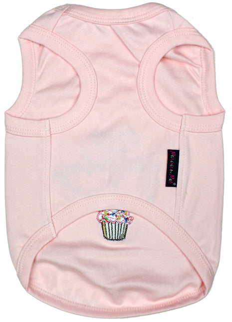 Parisian Pet 'Birthday Girl' Dog Shirt – Trendy and Breathable Party Outfit for Small Dogs & Cats, Pink