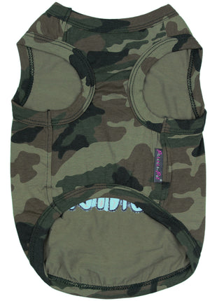 Parisian Pet 'Bug Hunter' Dog Shirt – Small Dog Casual Outfit with Funny Slogan for Dogs & Cats, Green