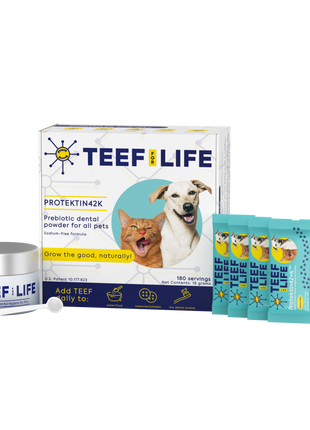 Dental Kits: Protektin42K - Prebiotic Dental Powder for All Pets (Sodium-free) - Pup List