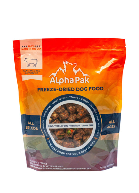 PREMIUM RAW FREEZE DRIED DOG FOOD BEEF