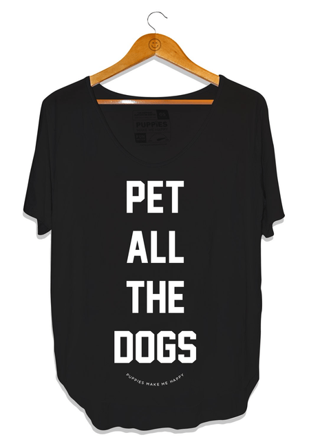Pet All The Dogs | Scoop Neck Weekend Tee