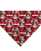 Pet Bandana - Coca-Cola Santa Claus Holiday Poses Stacked Red