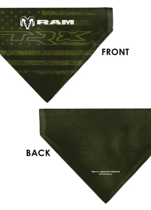 Pet Bandana - RAM TRX Americana Stars and Stripes Weathered Black/Brown/White