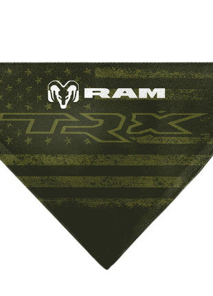 Pet Bandana - RAM TRX Americana Stars and Stripes Weathered Black/Brown/White