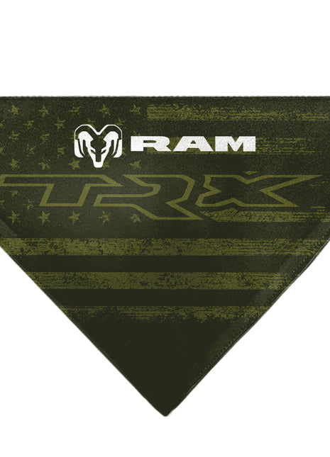 Pet Bandana - RAM TRX Americana Stars and Stripes Weathered Black/Brown/White