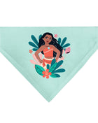 Pet Bandana - Moana Standing Pose and Plants Greens
